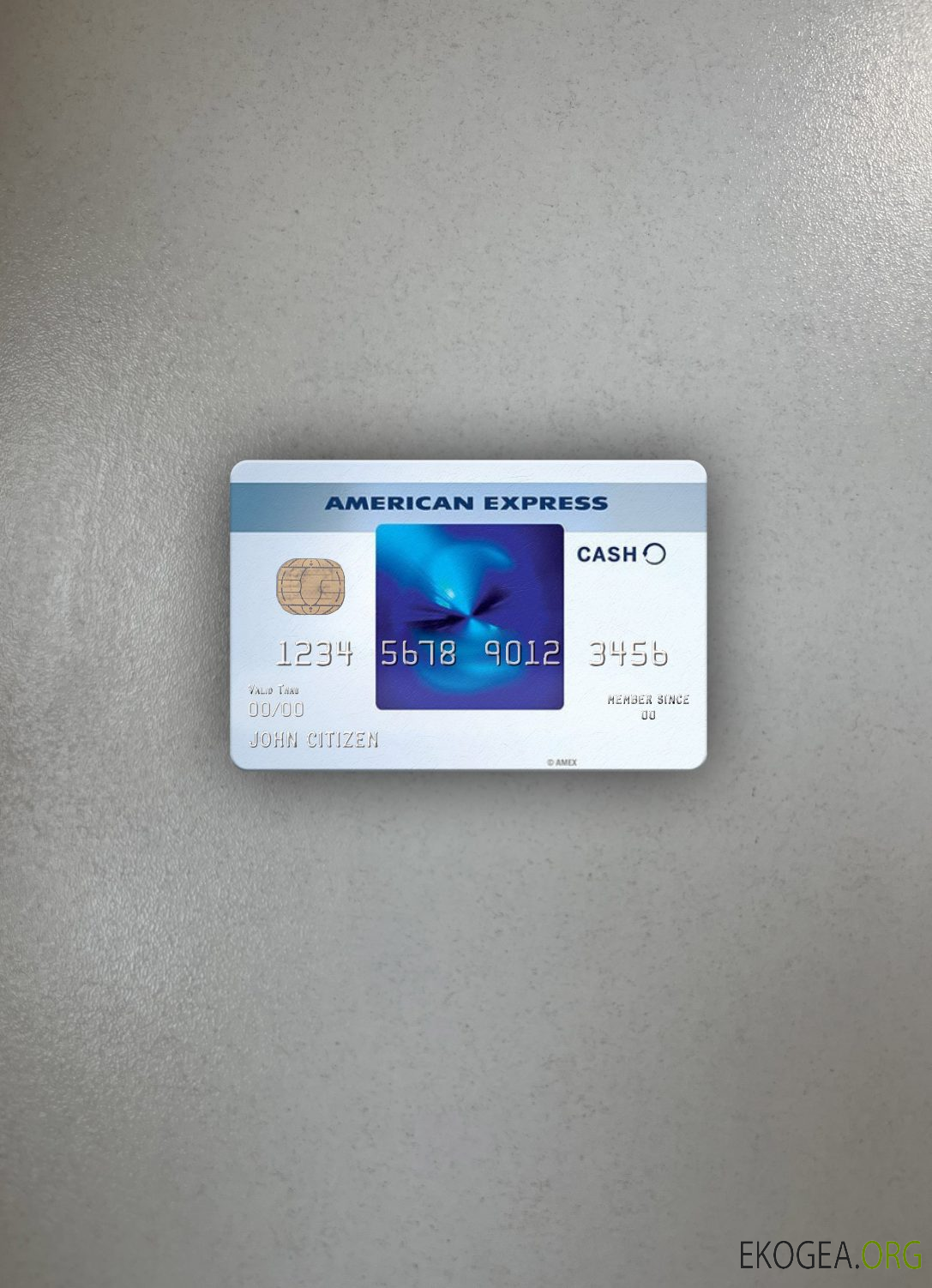 Carte USA Truist Bank Blue Cash Everyday® d'AMEX photolook recto